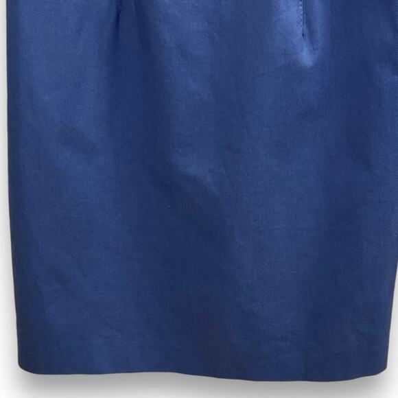 Weekend MaxMara Sheath Dress Blue Cotton Classic Fit Size 8 - Picture 6 of 12
